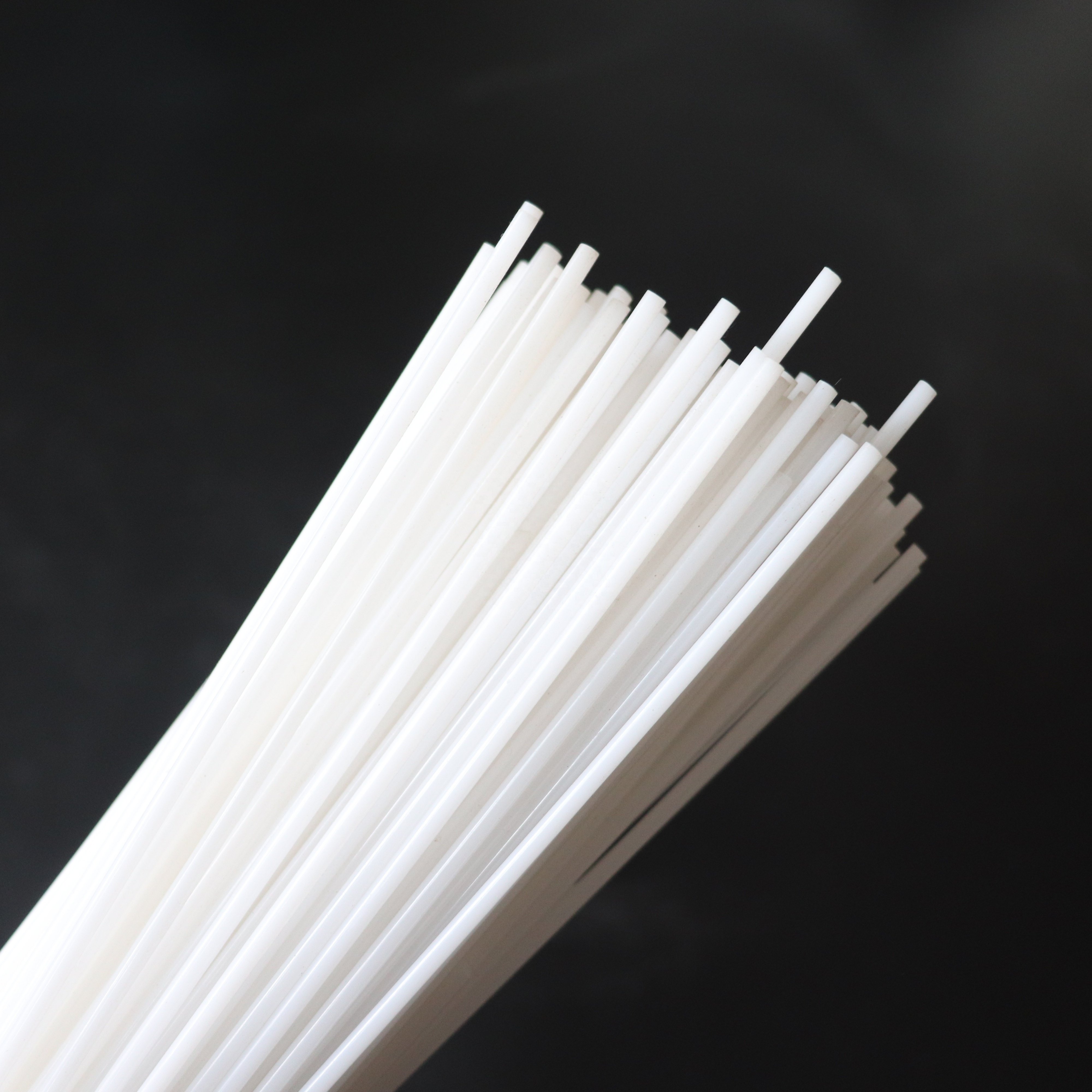 Extrusion Custom 1mm 2mm 3mm 4mm5mm 6mm 6.5mm, 7mm, 8mm PA6 small diameter plastic rod nylon rod