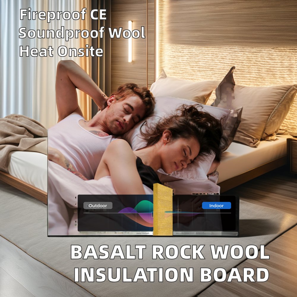 Modern Industrial Design Basalt Rock Wool Board Insulation Sheet 30mm ISO Certified Thermal Applications Rubber Aluminium