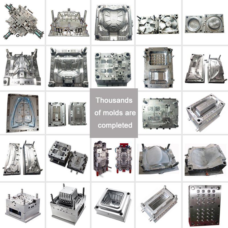 Certified factory customization rubber battery case parts plastic injection mold & molding with metal insert
