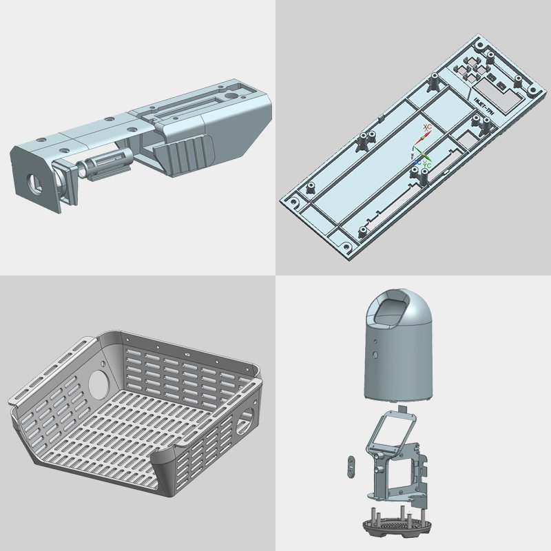Certified factory customization rubber battery case parts plastic injection mold & molding with metal insert