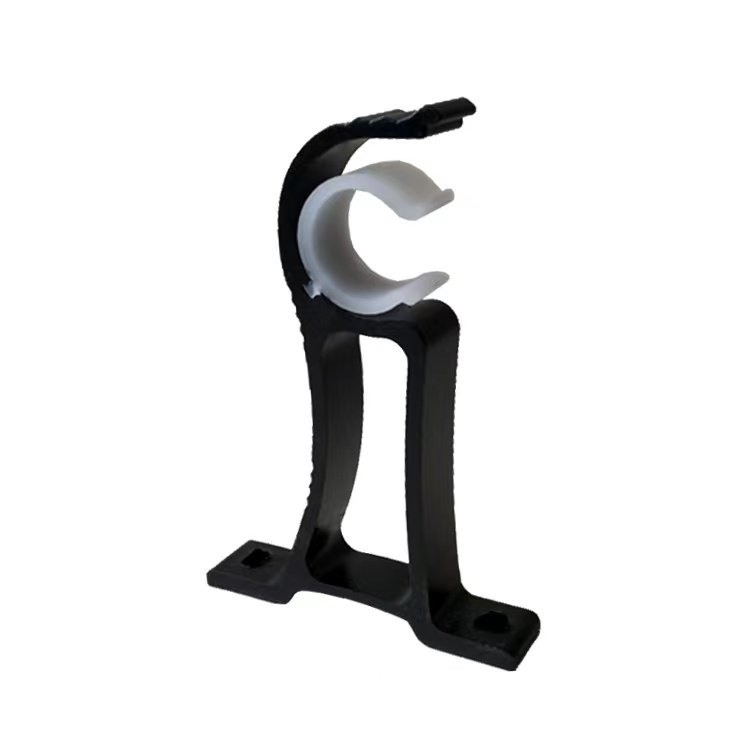 Huaner DIY Decorative Metal Curtain Rod Bracket Wholesale Curtain Holders OEM Metal Curtain Support