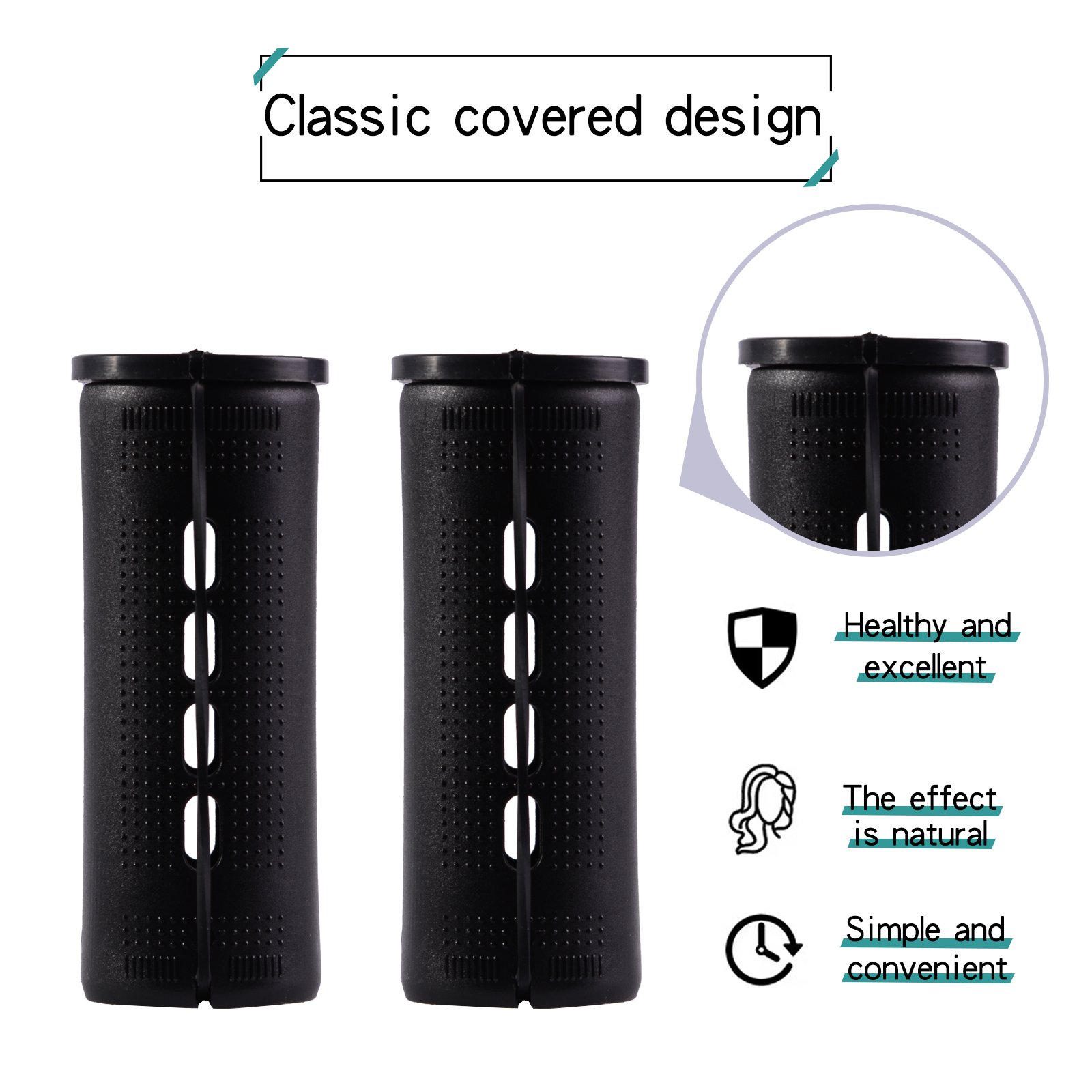 Wholesale Custom Jumbo Plastic Hair Rollers DIY Hairdressing Tools Cold Wave Rod for Long and Short Hair