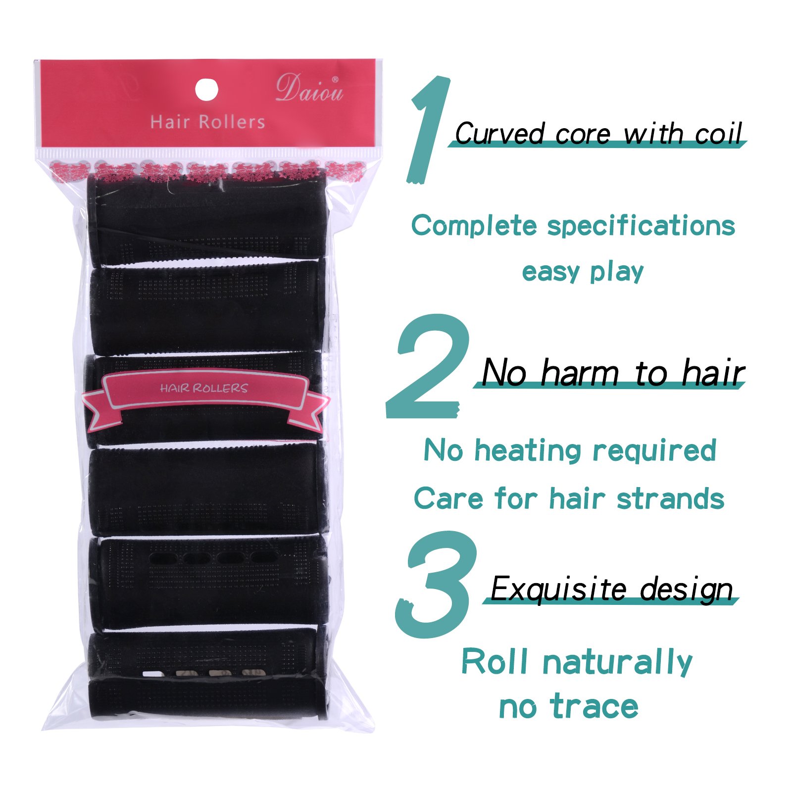 Wholesale Custom Jumbo Plastic Hair Rollers DIY Hairdressing Tools Cold Wave Rod for Long and Short Hair