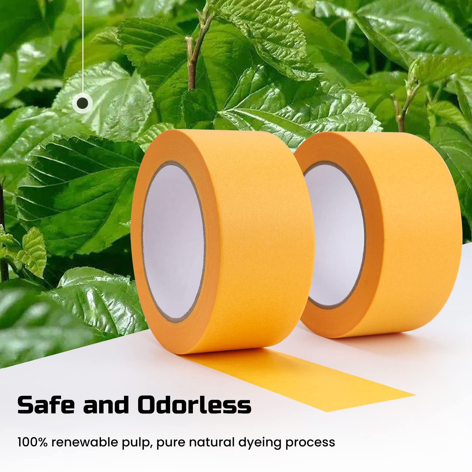 Cars Detailing Adhesive Paper&Film Glossy Paper Washi Tape,Automotive Masking Tape Yellow Painters Tape,Vehicles Auto Paint Tape