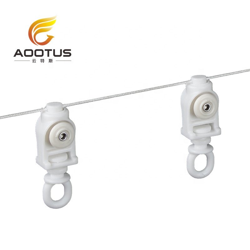 Curtain Rods And Rails S Wave Curtain Glider Cord 50/60/70/80mm