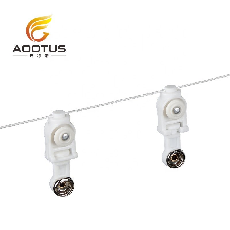 Curtain Rods And Rails S Wave Curtain Glider Cord 50/60/70/80mm