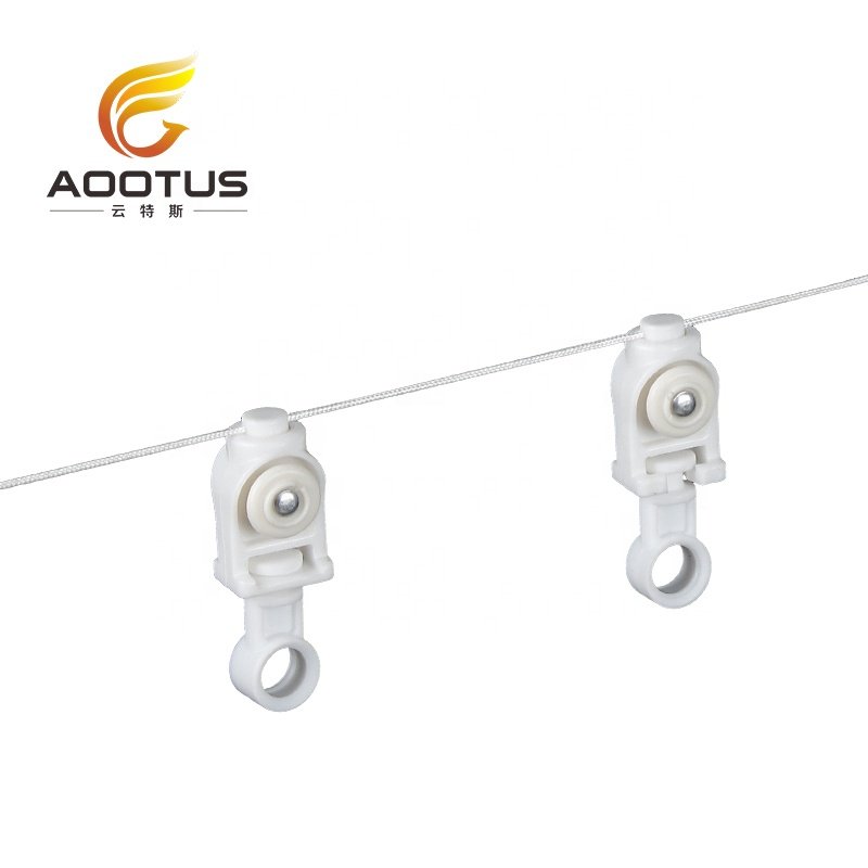 Curtain Rods And Rails S Wave Curtain Glider Cord 50/60/70/80mm