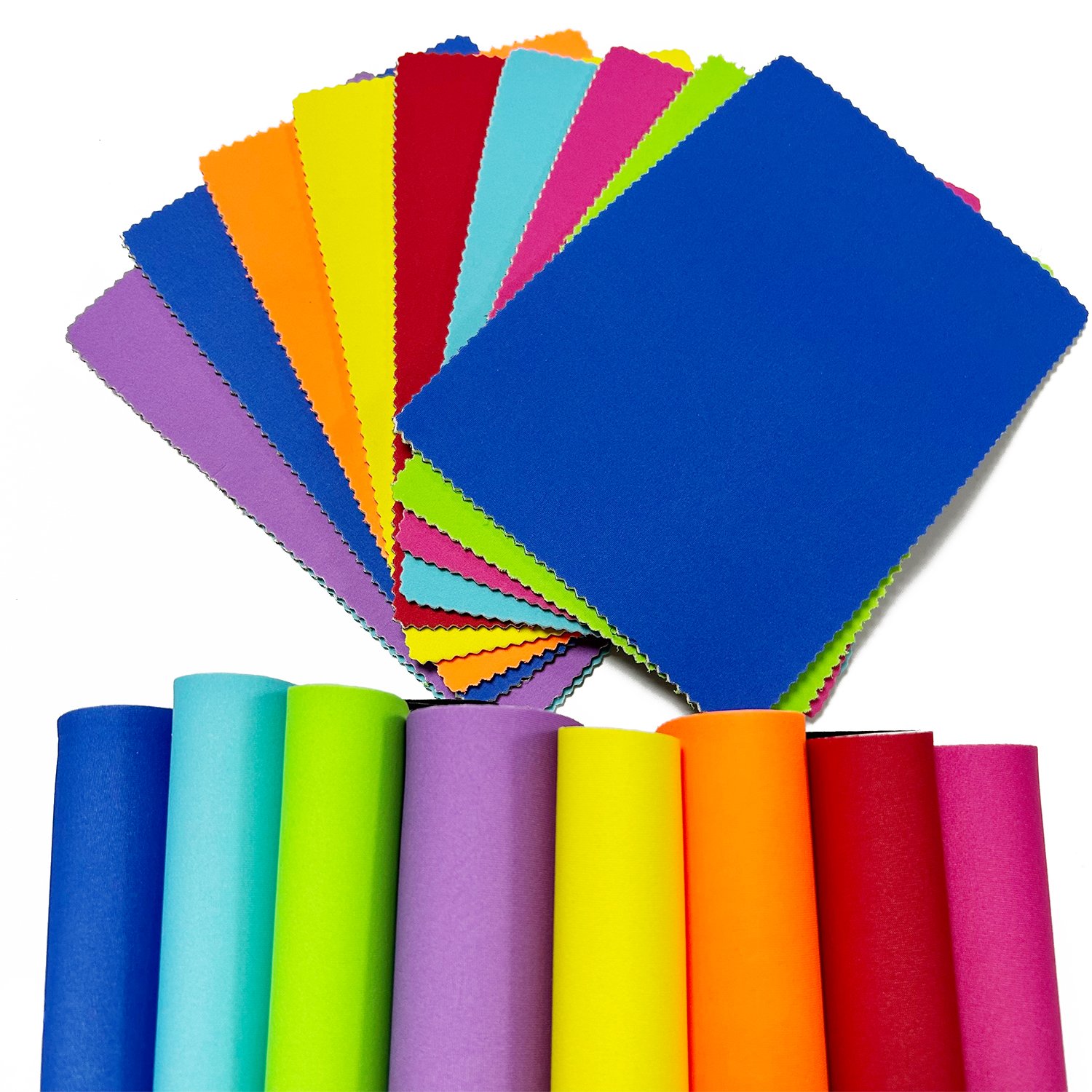 Multi-Thickness Neoprene Fabrics 3mm 4mm 5mm Customized SBR SCR CR Rubber Neoprene Fabric Sheet for Clothing