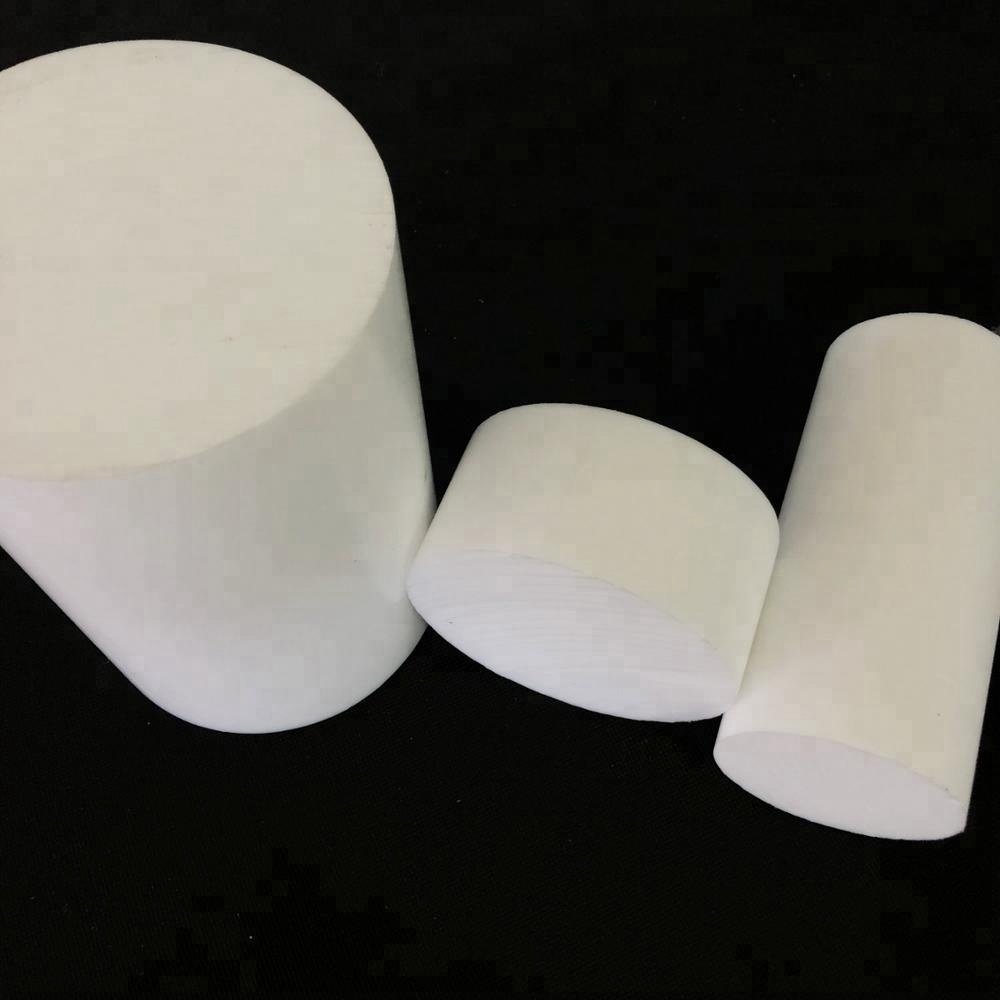 High Temperature Range Pure White 100% Virgin PTFE Solid Plastic Rod