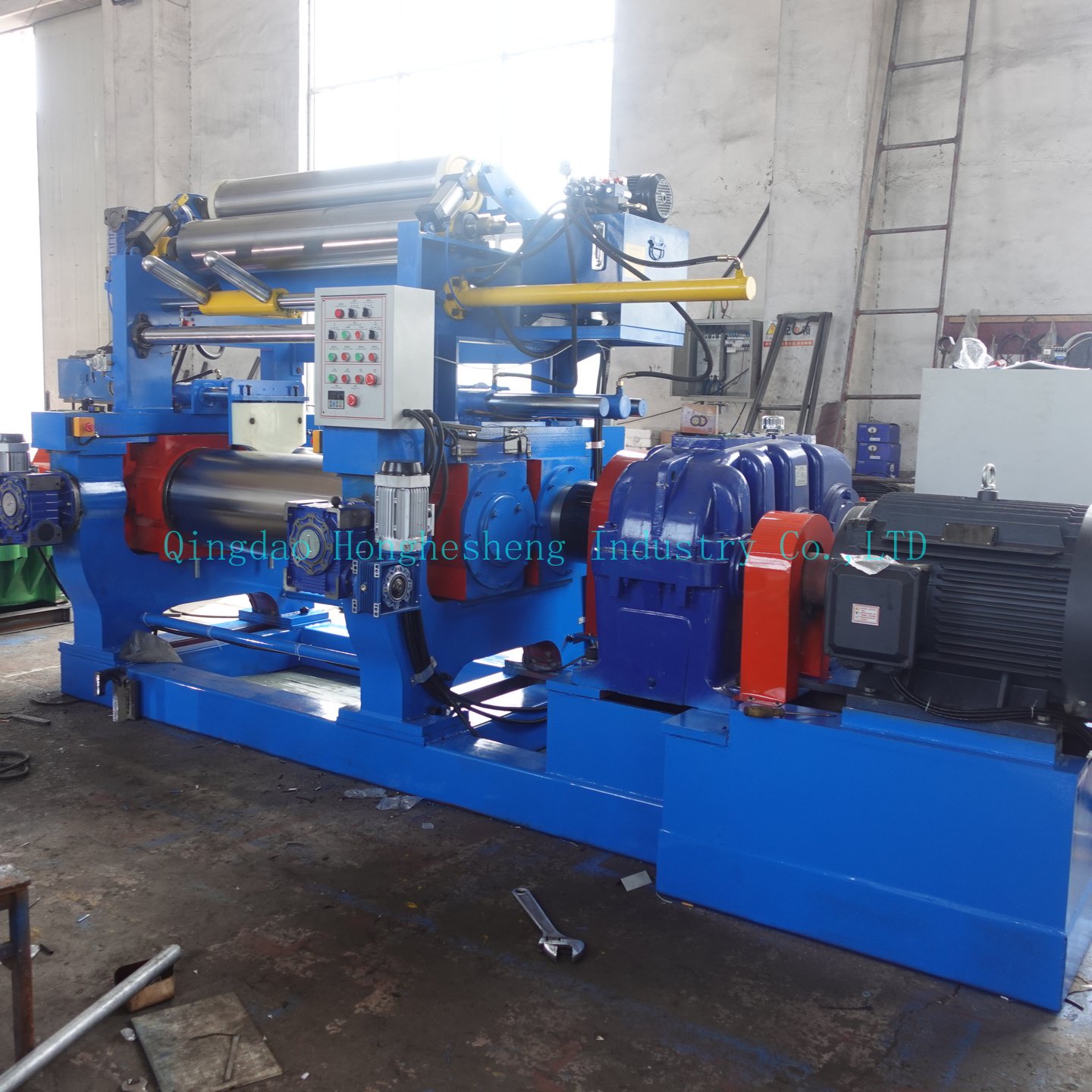 High Quality Two Roll Rubber Mixing Mill Two Rubber Roll Mill XK-450