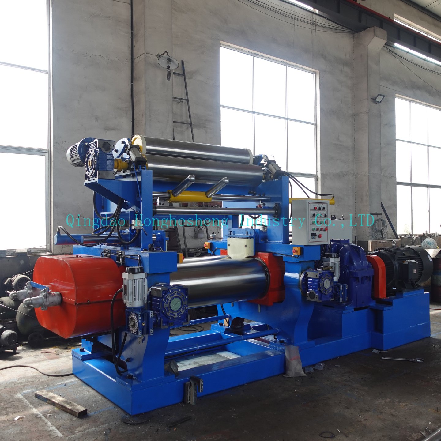 High Quality Two Roll Rubber Mixing Mill Two Rubber Roll Mill XK-450
