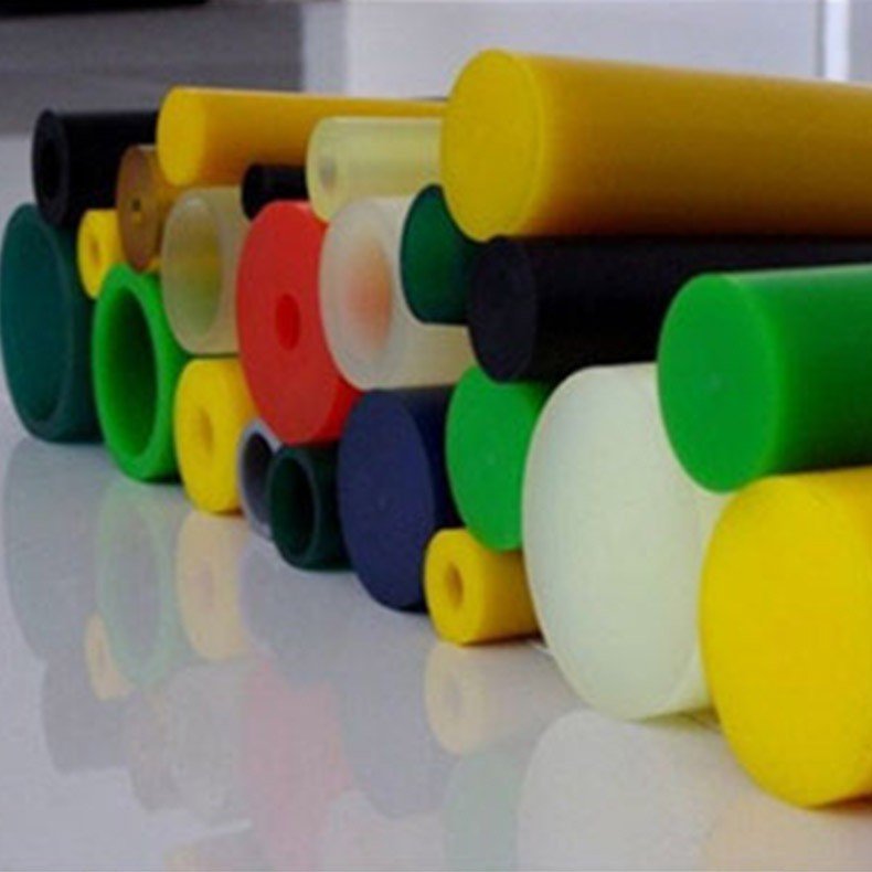 85-95 hardness casting PU rubber urethane bars sold or hollow rod durable and reliable polyurethane pu rod tube part custom