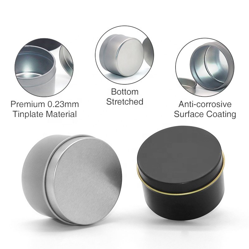 Wholesale Luxury Wedding Candle Tin Can Gift Travel Scented Tin Candle Custom Logo Candle Jar