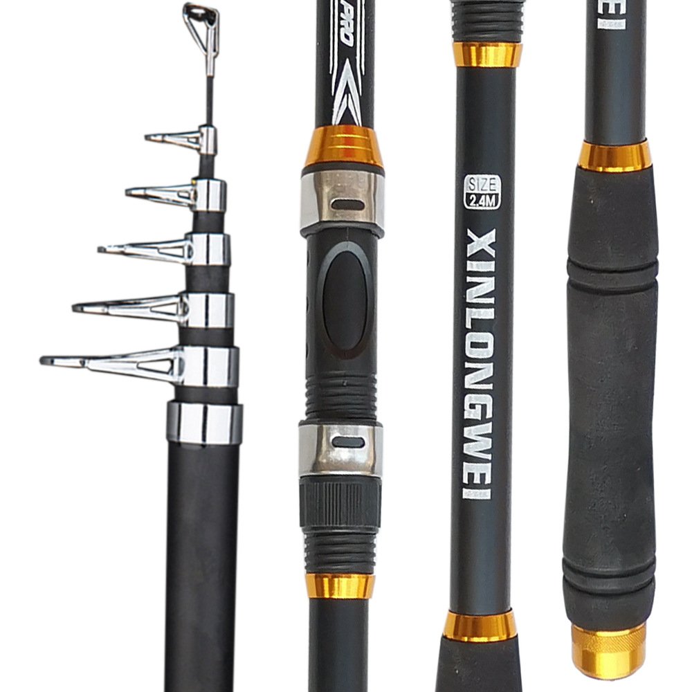 shero High Quality Wholesale Hard Rod Fishing Equipment Sea Fishing Rod Telescopic Fishing Rod