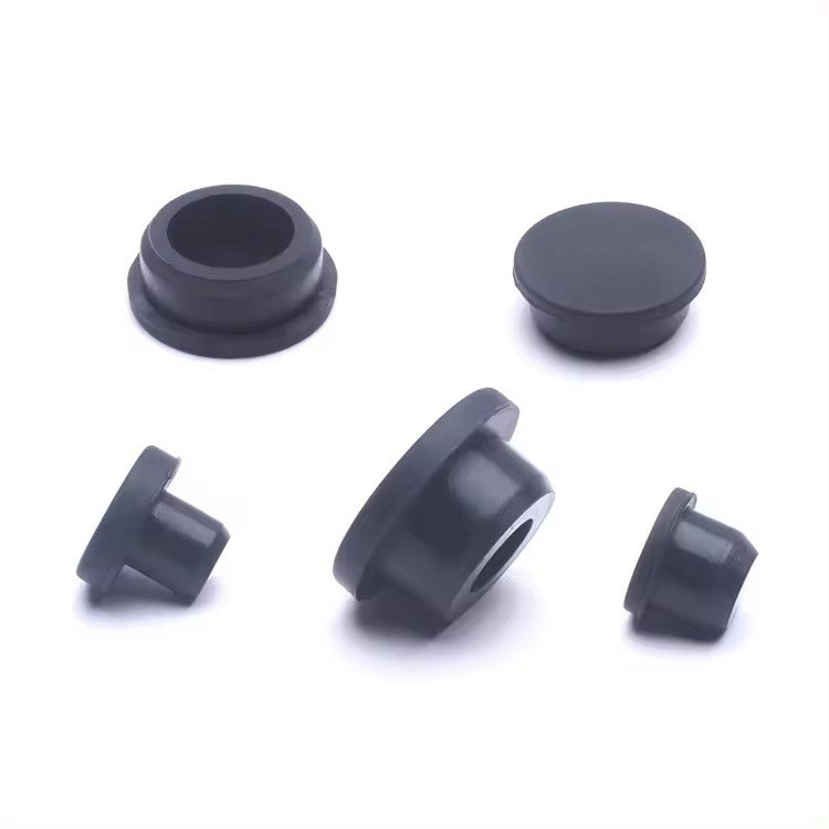 Factory ODM Customized Black Automotive Hole Plugs Rubber Stopper Silicone Bottle Cap Seal