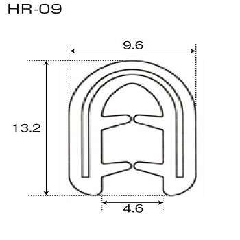 Silicone Rubber Seal Edge Door U Shaped SUS Metal or Iron Trim HR-06 Silicone Wire Carrier Insert Flexible