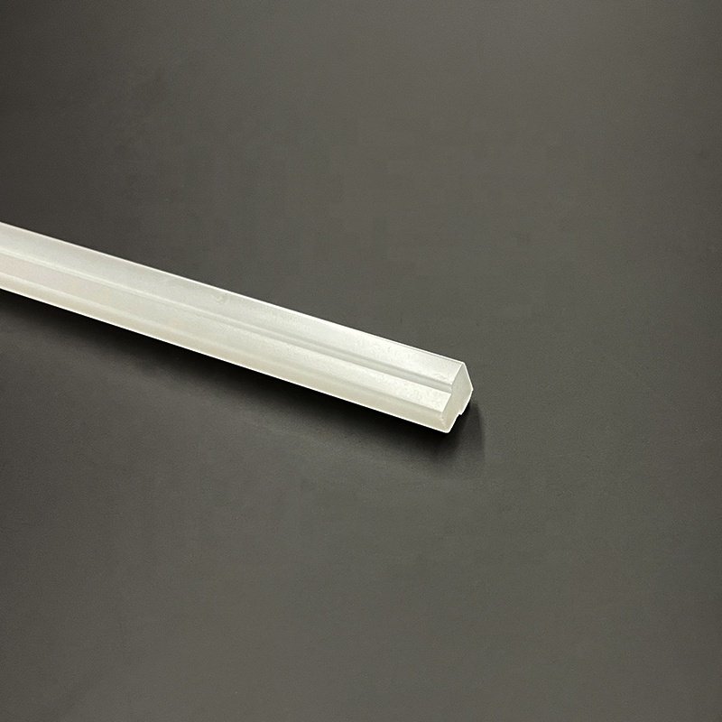 DHT-001031 Brand New Acrylic Crafts Clear Square Rod Extrusion Led Profiles Suitable For Led Light Decorative