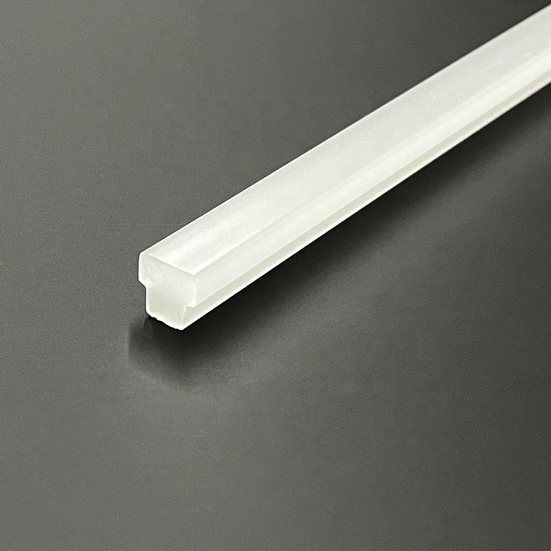 DHT-001031 Brand New Acrylic Crafts Clear Square Rod Extrusion Led Profiles Suitable For Led Light Decorative