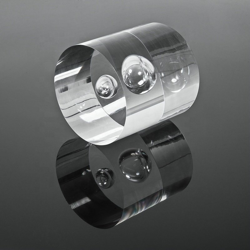 Factory Threaded machining clear bubble plastic PMMA acrylic rod