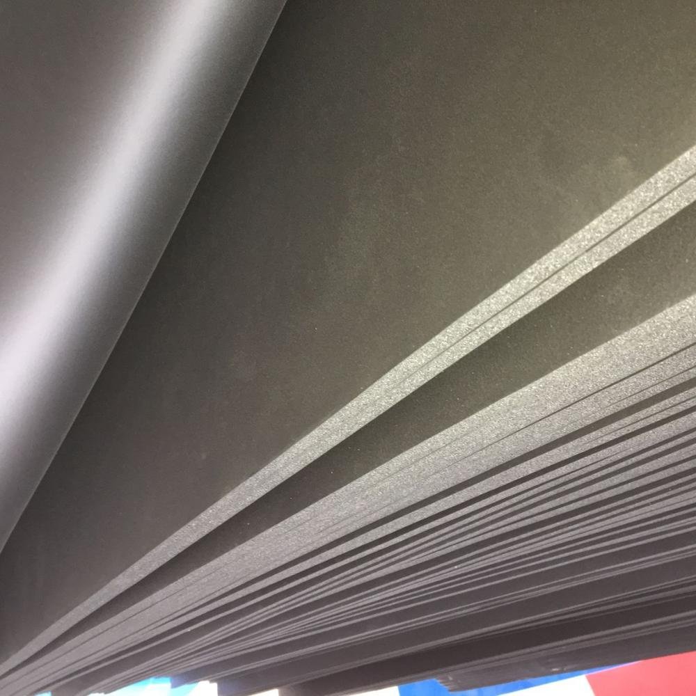 High quality black foam rubber sheet
