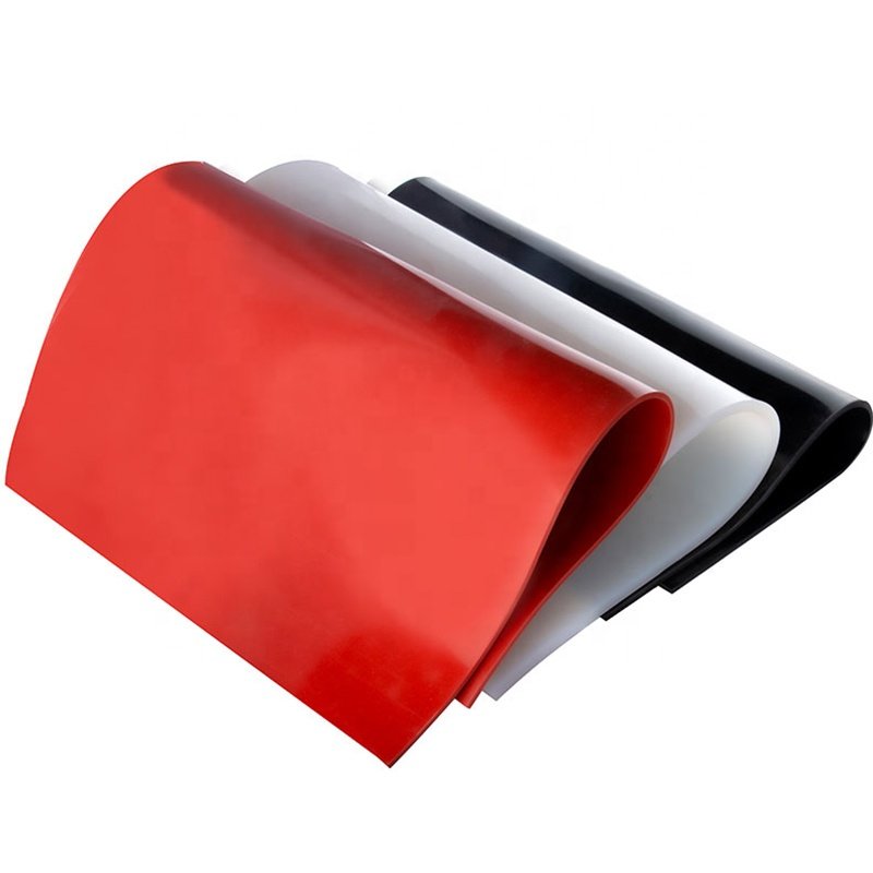 new durable heat resistant 5mm abrasion resistant food grade gel silicone rubber sheet rubber roll