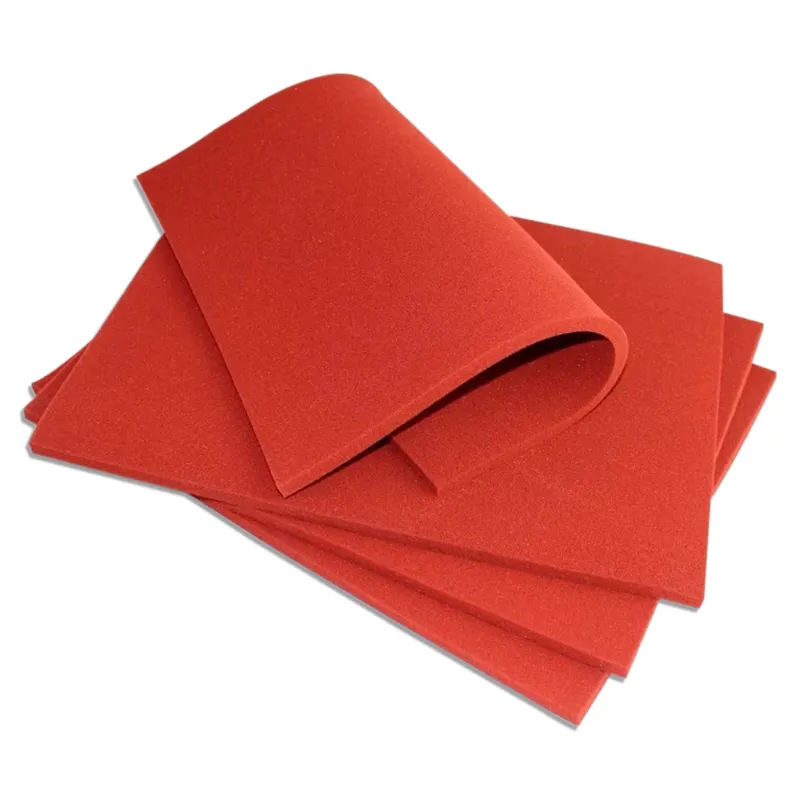Foam Evenly Insulation Closed Cell Silicone Foam Sheet Manufacture High Quality foam rubber sheets 2 inch thick