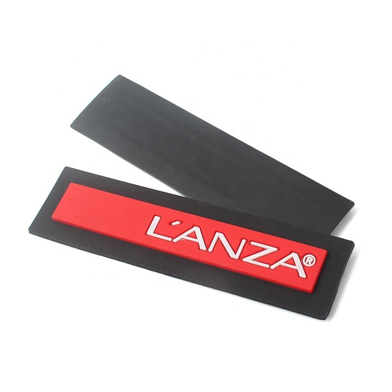 Soft PVC Labels OEM Verified Factory Custom Logo Clear Transparent Rubber Sticker for Backpack