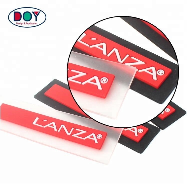 Soft PVC Labels OEM Verified Factory Custom Logo Clear Transparent Rubber Sticker for Backpack
