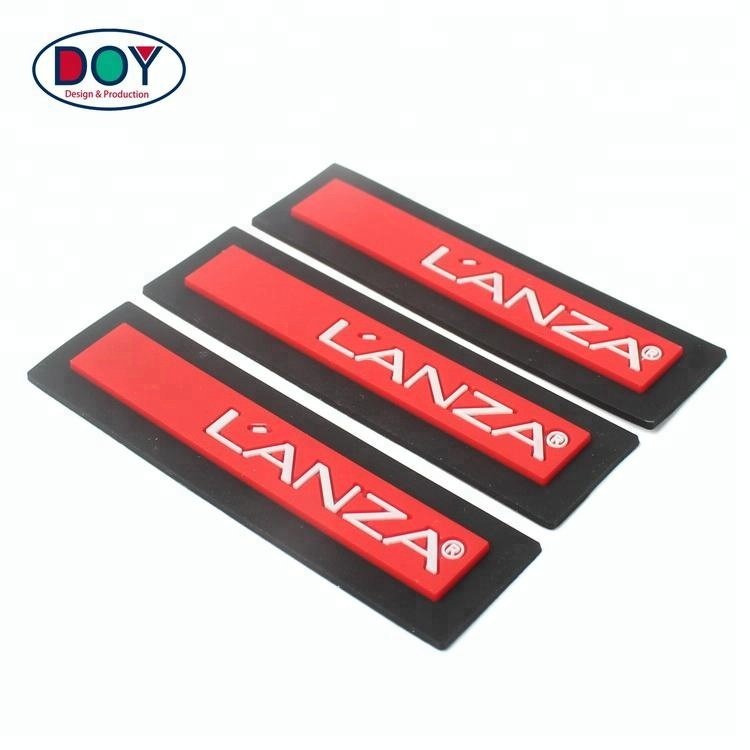 Soft PVC Labels OEM Verified Factory Custom Logo Clear Transparent Rubber Sticker for Backpack