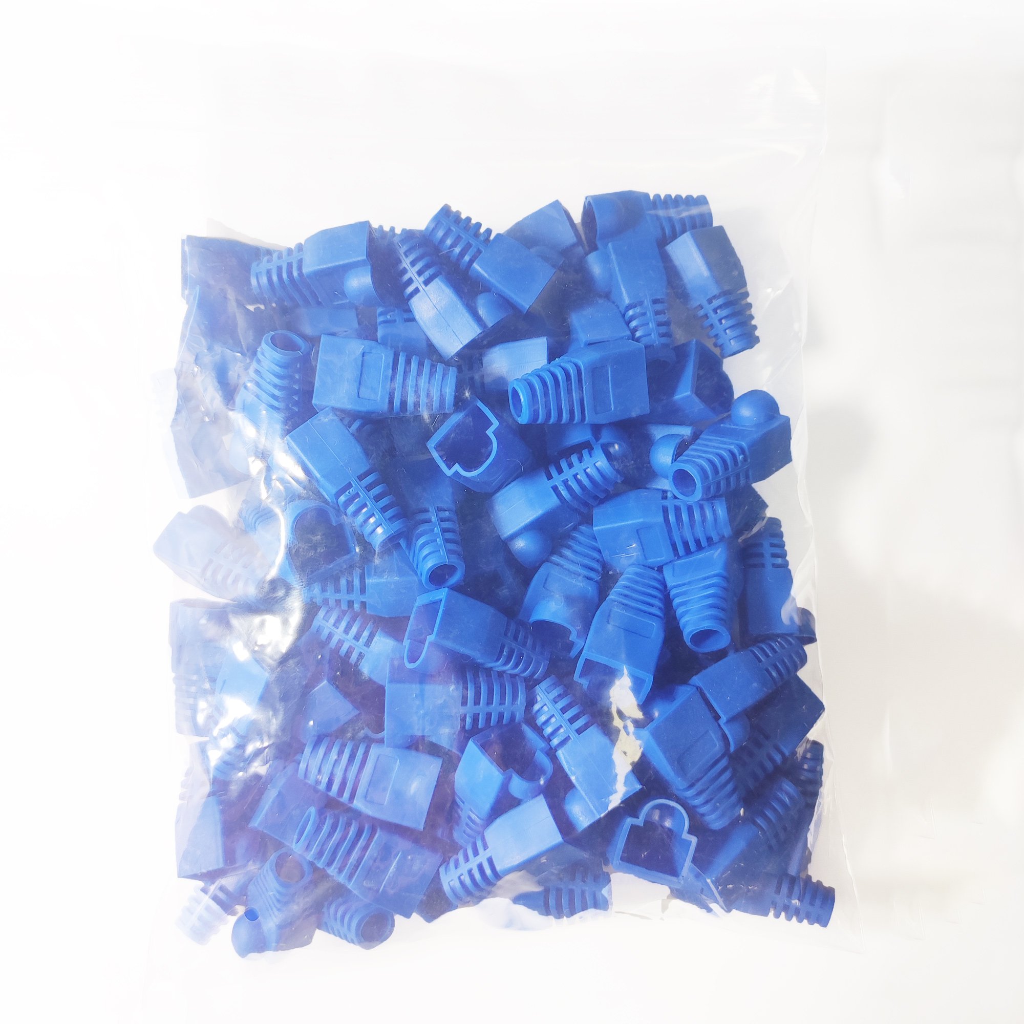 Multiple colour RJ45 connector Cover rubber boot transparency cat5e cat6 RJ45 modular Network plug boots