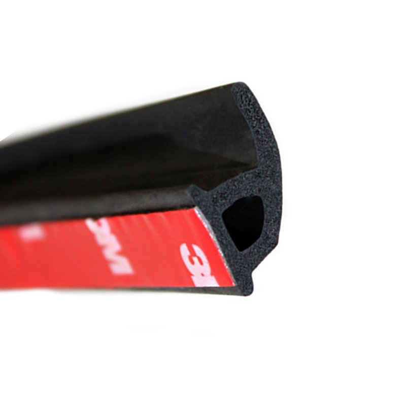 D-Shape Weatherstrip Door Seal Width Automotive Window Door Soundproofing, Car Motor Auto Door Rubber Weather Strip