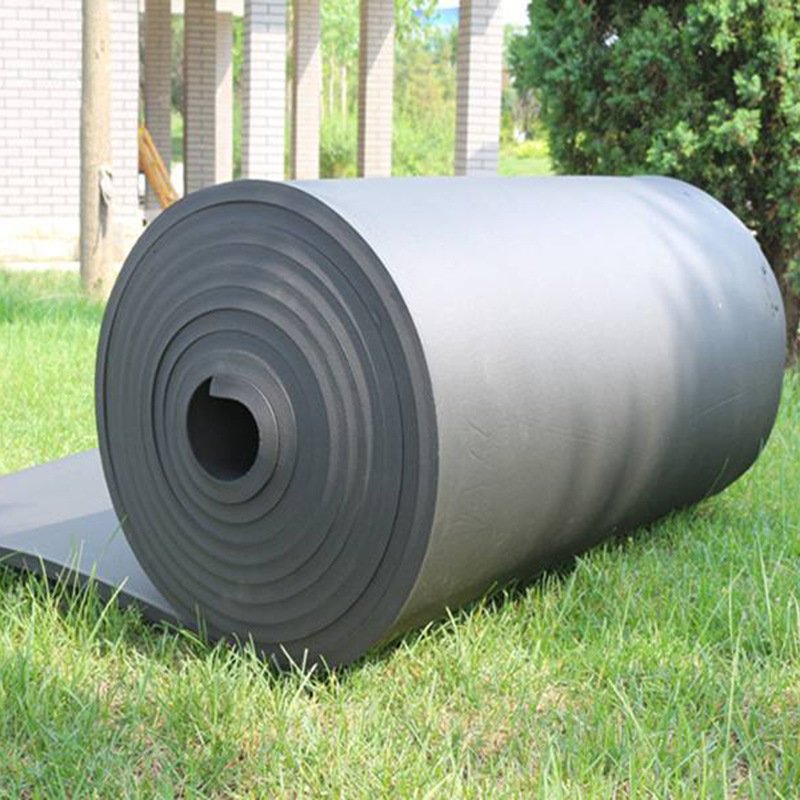 New high quality china manufacture flame retardant rubber plastic insulation sponge board black roof insulation board