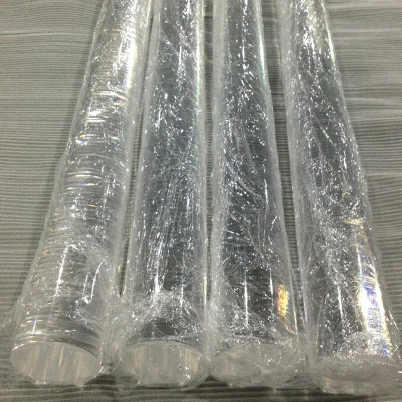 Acrylic Bubble Rod OD30x1000mm PMMA Clear Rod Extruded Plastic Towel Bar Home Garden Improvement
