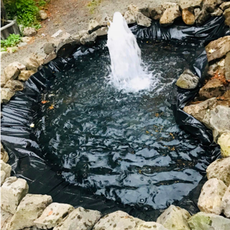 durable withstand the pressure of stone thickness 45 mil 1mm 3mm epdm rubber Garden pond liner