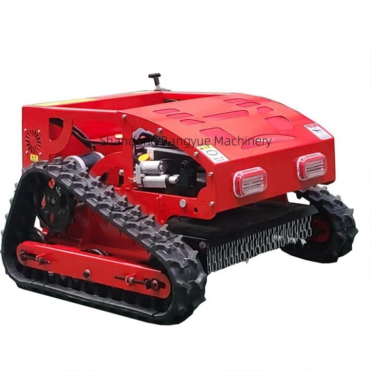 Agricultural orchard lawn weeding remote control mower garden lawn with automatic remote control crawler mower