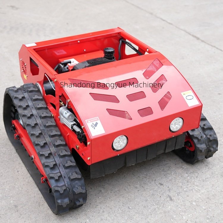 Agricultural orchard lawn weeding remote control mower garden lawn with automatic remote control crawler mower