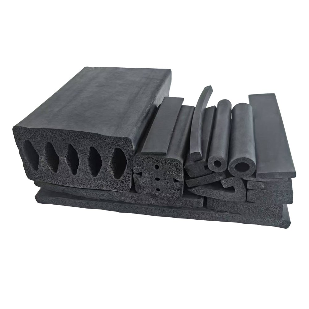 CustomProfile Door Automotive Waterproof Aluminum Soft Sponge Bumper Edge Forming Cutting Rubber Foam EPDM Rubber Seal