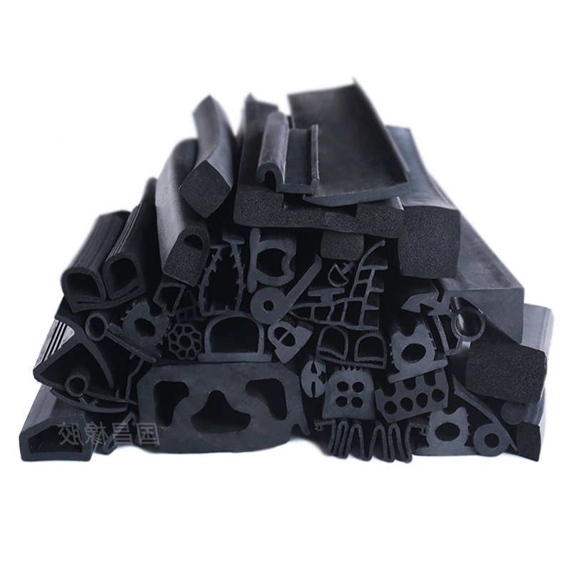 CustomProfile Door Automotive Waterproof Aluminum Soft Sponge Bumper Edge Forming Cutting Rubber Foam EPDM Rubber Seal