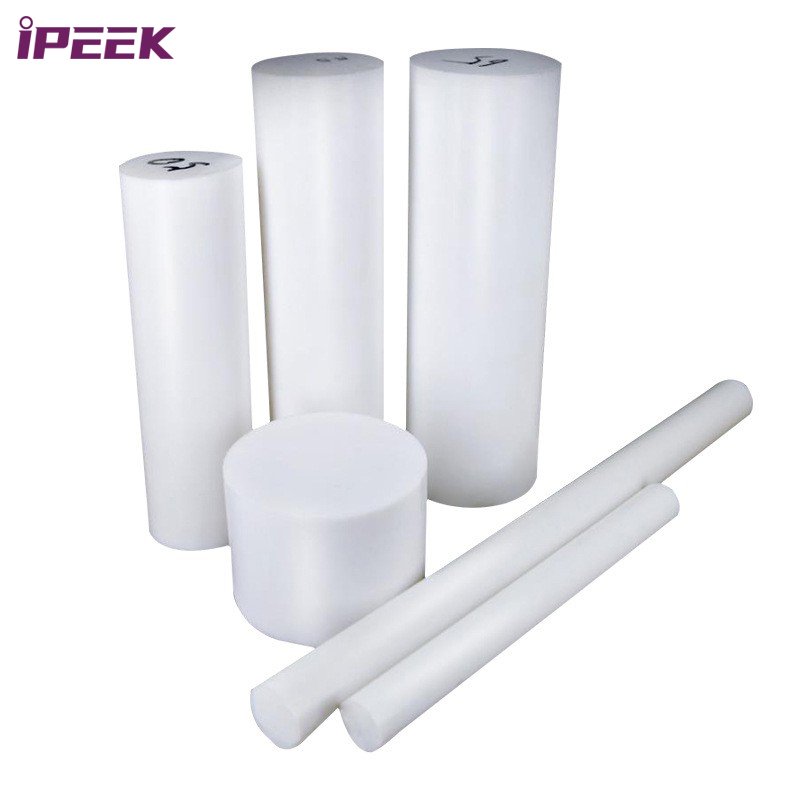 IPEEK Stock Polytetrafluoroethylene Plastic Red Color PTFE Rod Bar 4mm to 130mm