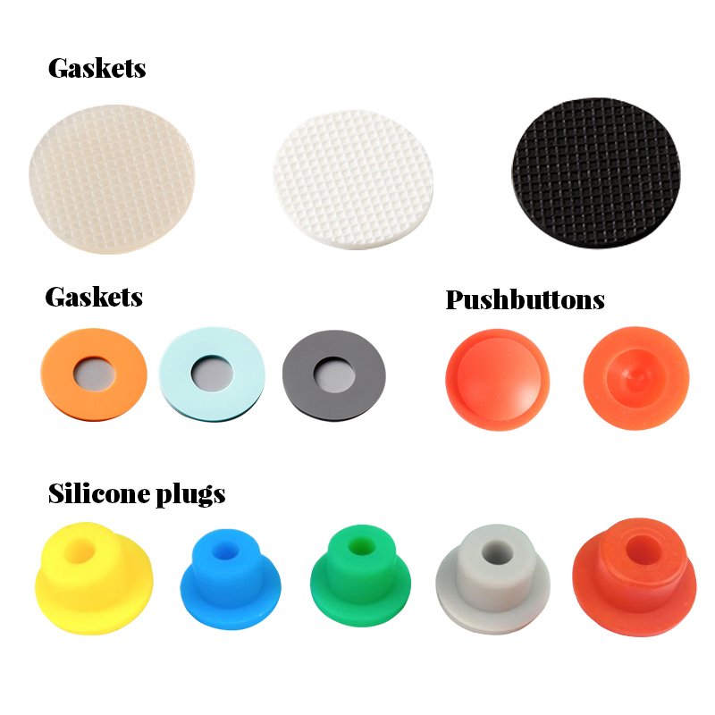 Custom Accessories Industrial Products Silicone Rubber Molded Parts Supplier Rubber Silicone Products Silicone Parts