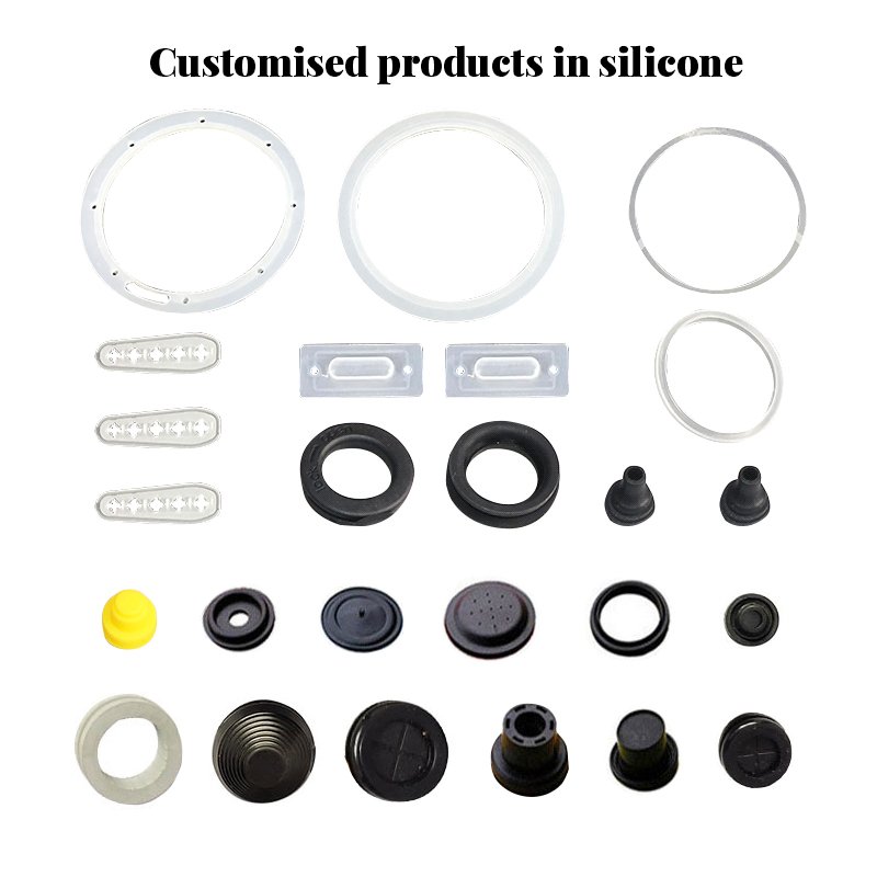 Custom Accessories Industrial Products Silicone Rubber Molded Parts Supplier Rubber Silicone Products Silicone Parts