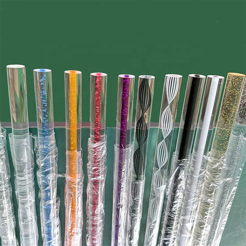 Manufacturers directly supply 1 inch acrylic rod plastic clear acrylic bubble rod extruder with 25mm diameter