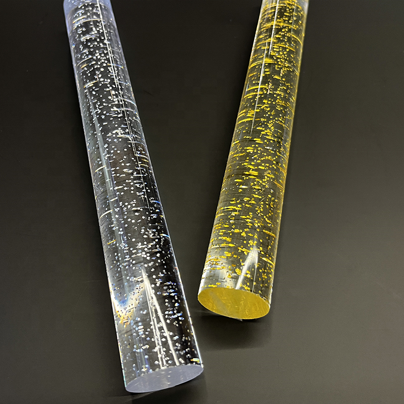 Manufacturers directly supply 1 inch acrylic rod plastic clear acrylic bubble rod extruder with 25mm diameter