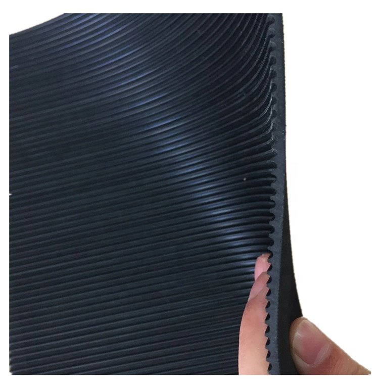 Best Quality Fine Ribbed Patternb Rubber Floor Sheet