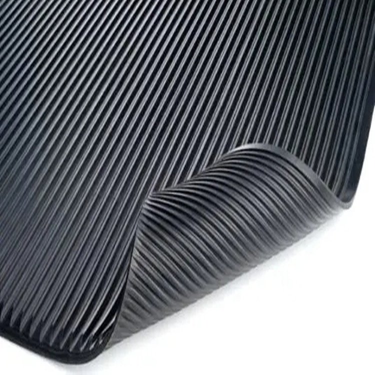 Best Quality Fine Ribbed Patternb Rubber Floor Sheet