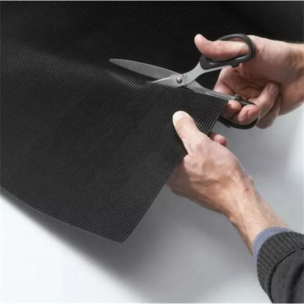 Best Quality Fine Ribbed Patternb Rubber Floor Sheet