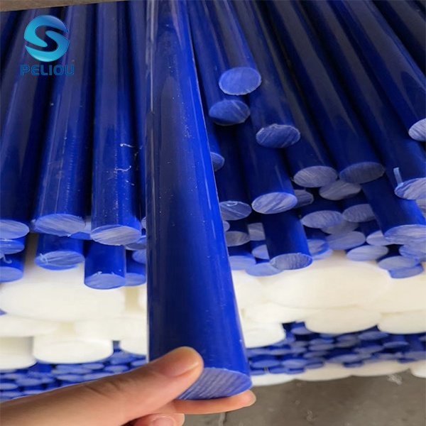Best quality black white yellow multi color custom size uhmwpe rod no toxic and smell uhmwpe round bar