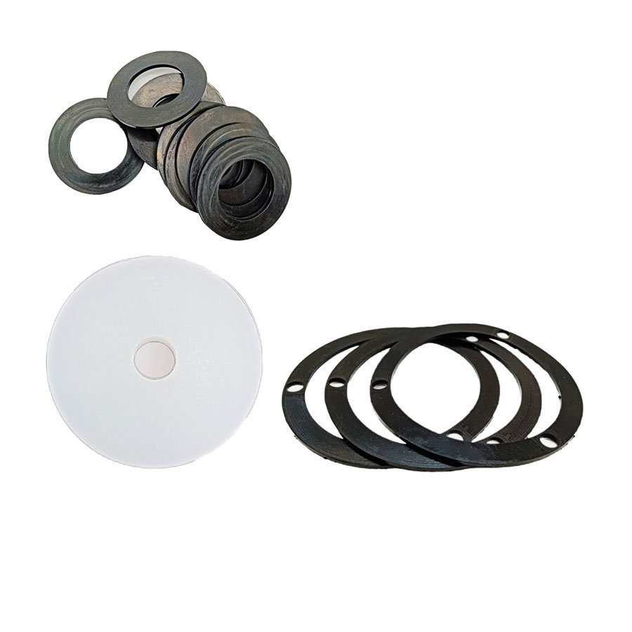Fastener Manufacture Custom Black/Blue Plain Flat Washer Stainless Steel With Silicone Nylon Plastic Rubber Washer