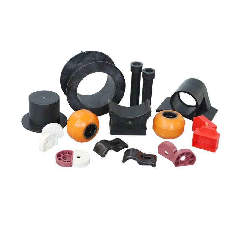 Custom-made PVC Recycled Plastic Profiles Umbrella Parts Clear Plastic Molding Transparent Parts Black CNC part