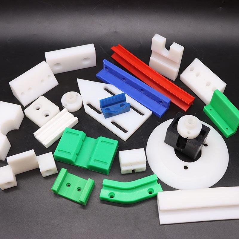 Custom-made PVC Recycled Plastic Profiles Umbrella Parts Clear Plastic Molding Transparent Parts Black CNC part